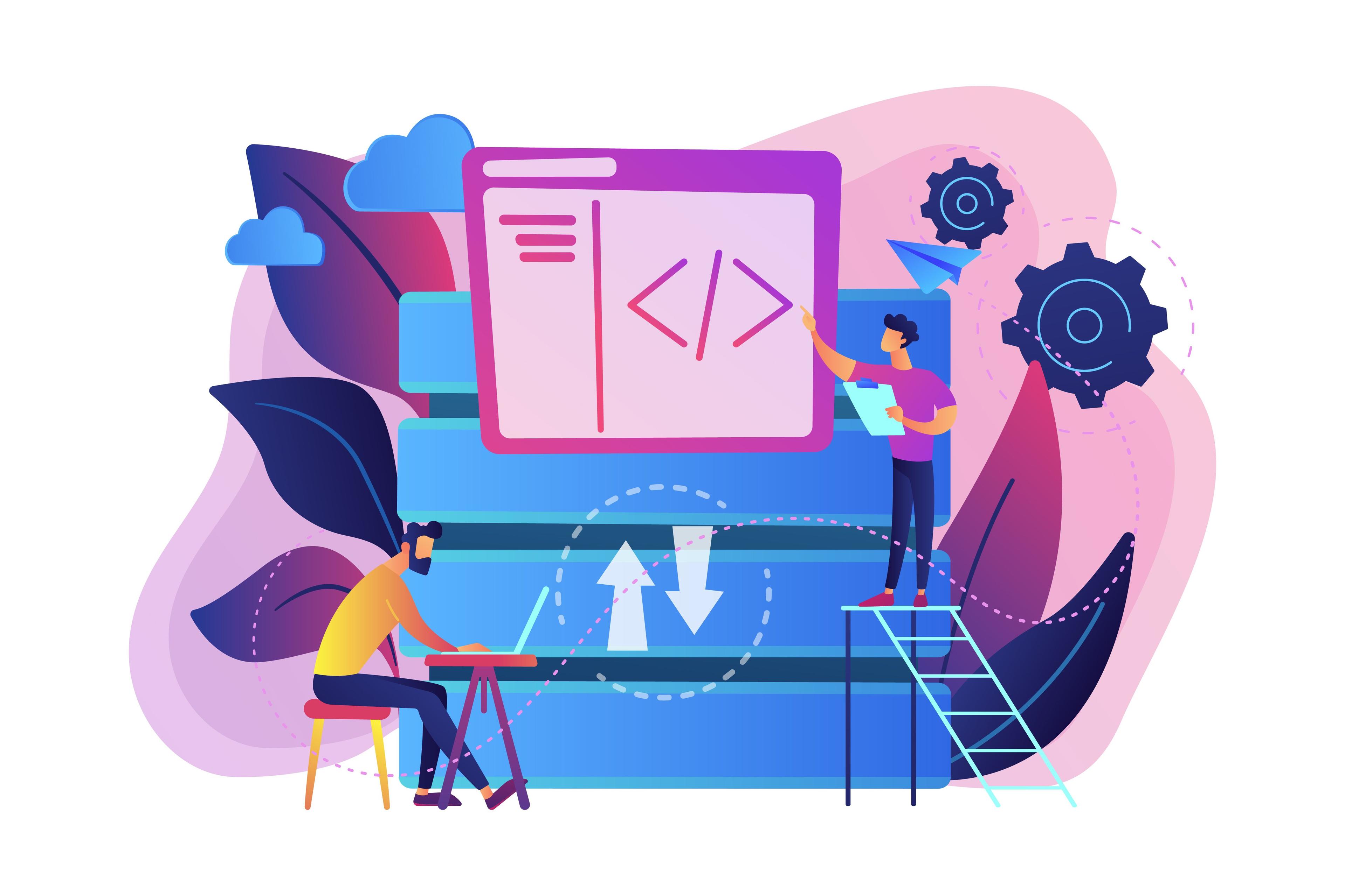 Web Development Illustration